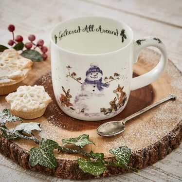 Wrendale Designs Gathered All Around (Snowman) Mug